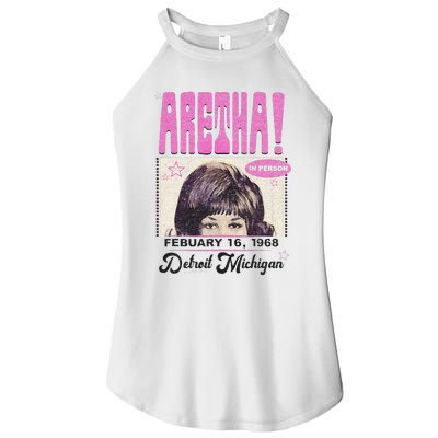 Aretha Franklin DETROIT Women’s Perfect Tri Rocker Tank