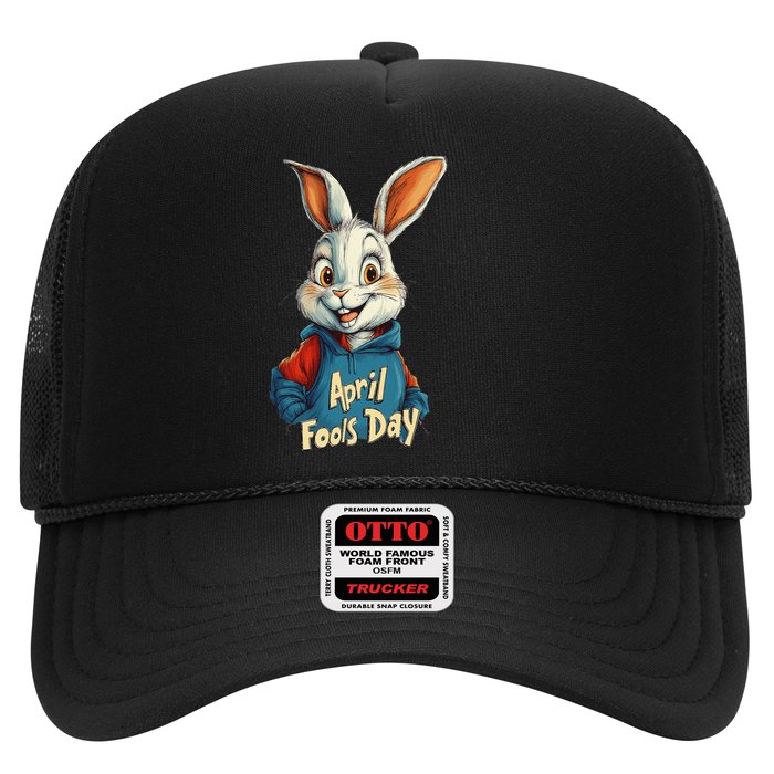 April Fools Day Rabbit Fun design for Pranksters Trucker Hat