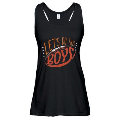 American Football Dad Mom American Football Lover Ladies Essential Flowy Tank