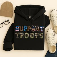 Armed Forces Day Support Our Troops Army Veteran Day Hoodie