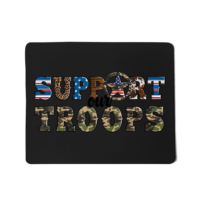 Armed Forces Day Support Our Troops Army Veteran Day Mousepad