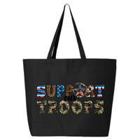 Armed Forces Day Support Our Troops Army Veteran Day 25L Jumbo Tote