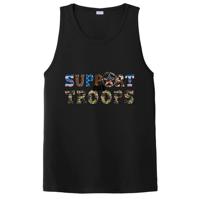 Armed Forces Day Support Our Troops Army Veteran Day PosiCharge Competitor Tank