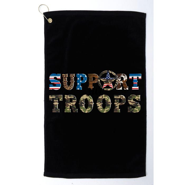 Armed Forces Day Support Our Troops Army Veteran Day Golf Towel