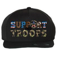 Armed Forces Day Support Our Troops Army Veteran Day Wool Snapback Cap