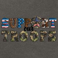Armed Forces Day Support Our Troops Army Veteran Day Cotton Canvas Backpack