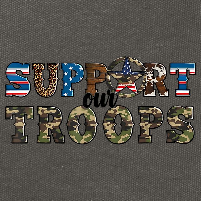 Armed Forces Day Support Our Troops Army Veteran Day Cotton Canvas Backpack