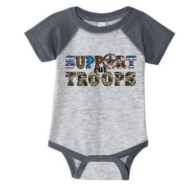 Armed Forces Day Support Our Troops Army Veteran Day Infant Baby Jersey Bodysuit