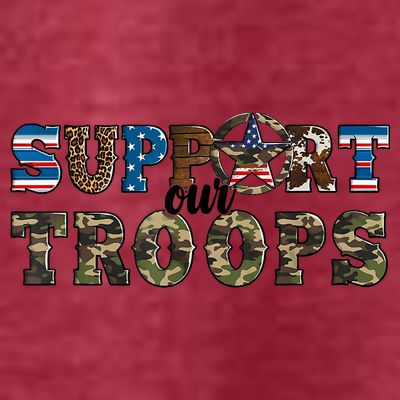 Armed Forces Day Support Our Troops Army Veteran Day T-Shirt