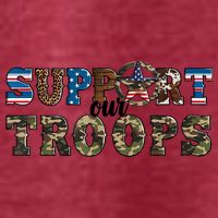 Armed Forces Day Support Our Troops Army Veteran Day Womens T-Shirt
