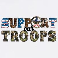 Armed Forces Day Support Our Troops Army Veteran Day Garment-Dyed Sweatshirt
