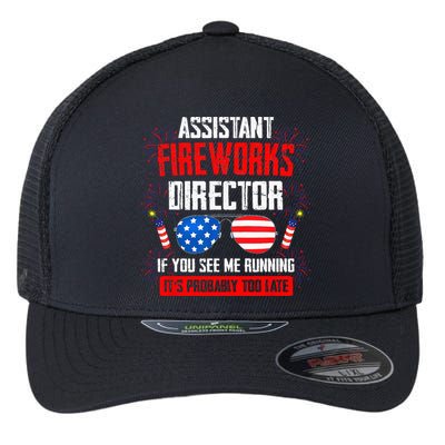 Assistant Fireworks Director If You See Assistant Firework Flexfit Unipanel Trucker Cap