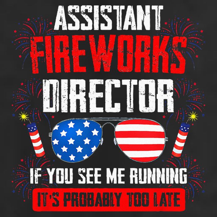 Assistant Fireworks Director If You See Assistant Firework Crop Fleece Hoodie