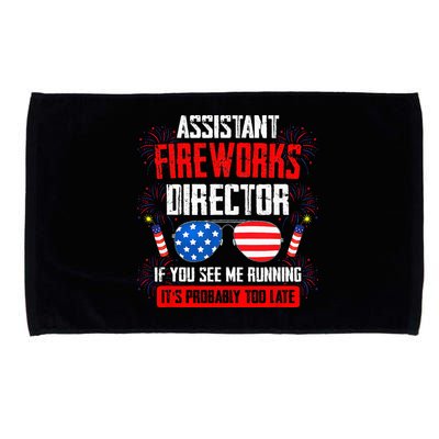 Assistant Fireworks Director If You See Assistant Firework Microfiber Hand Towel