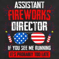 Assistant Fireworks Director If You See Assistant Firework Microfiber Hand Towel