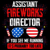 Assistant Fireworks Director If You See Assistant Firework Cropped Pullover Crew
