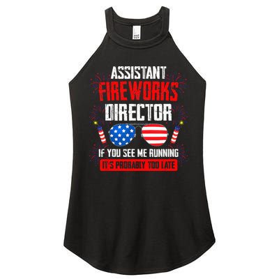 Assistant Fireworks Director If You See Assistant Firework Women's Perfect Tri Rocker Tank