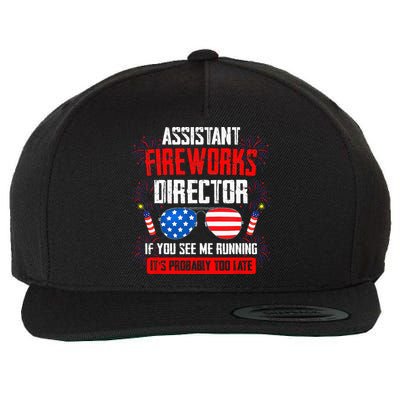 Assistant Fireworks Director If You See Assistant Firework Wool Snapback Cap