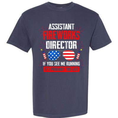Assistant Fireworks Director If You See Assistant Firework Garment-Dyed Heavyweight T-Shirt