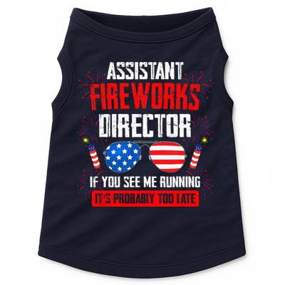 Assistant Fireworks Director If You See Assistant Firework Doggie Tank