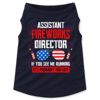 Assistant Fireworks Director If You See Assistant Firework Doggie Tank
