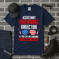 Assistant Fireworks Director If You See Assistant Firework Tall T-Shirt
