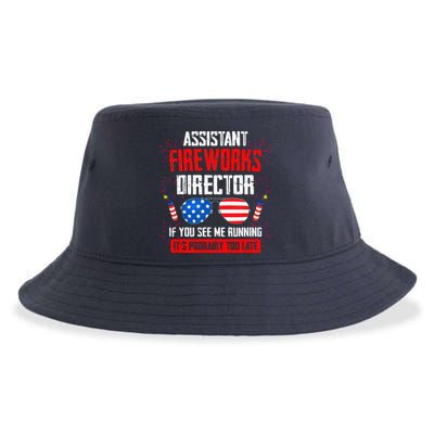 Assistant Fireworks Director If You See Assistant Firework Sustainable Bucket Hat