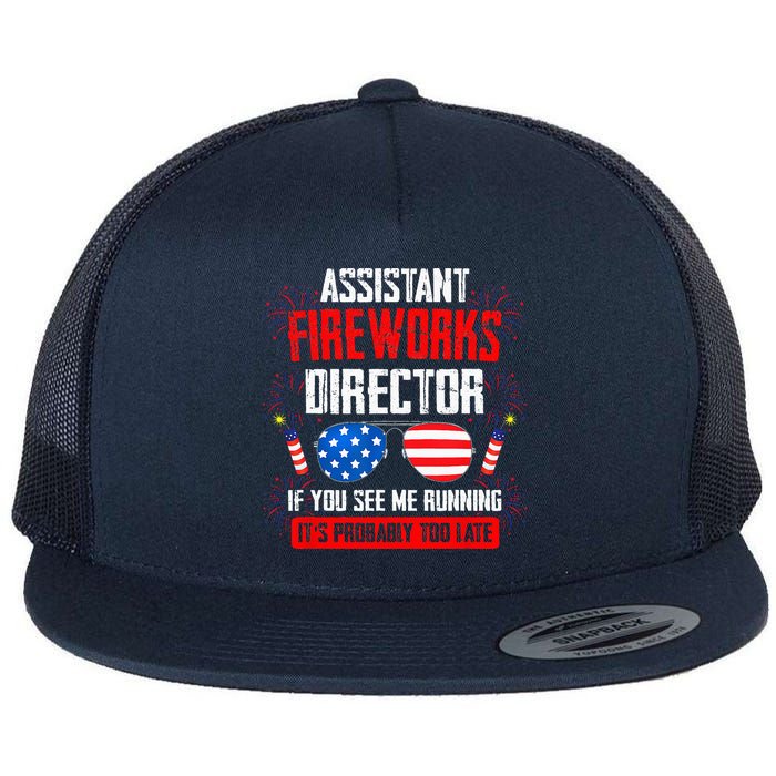 Assistant Fireworks Director If You See Assistant Firework Flatbill Hat