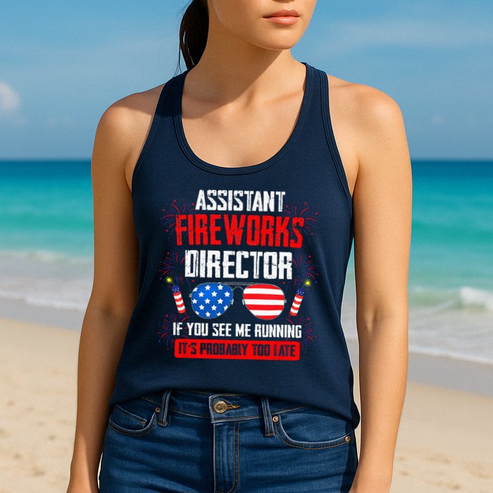 Assistant Fireworks Director If You See Assistant Firework Womens Tank Top