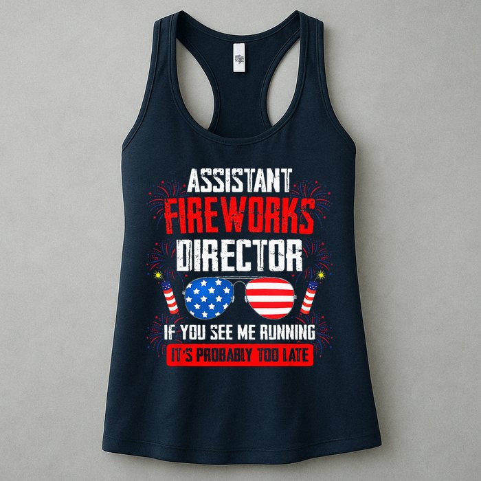 Assistant Fireworks Director If You See Assistant Firework Womens Tank Top