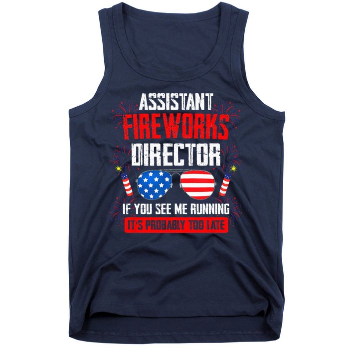 Assistant Fireworks Director If You See Assistant Firework Tank Top