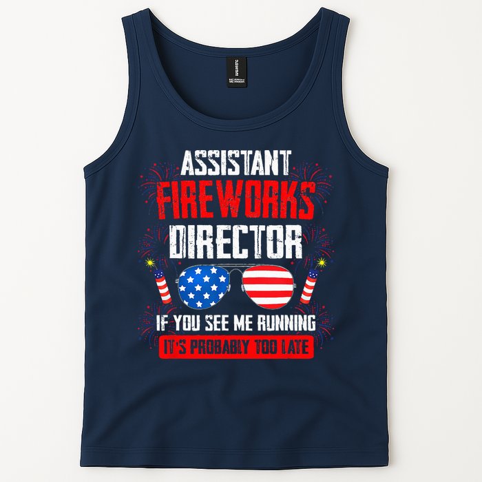 Assistant Fireworks Director If You See Assistant Firework Tank Top