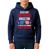 Assistant Fireworks Director If You See Assistant Firework Kids Hoodie