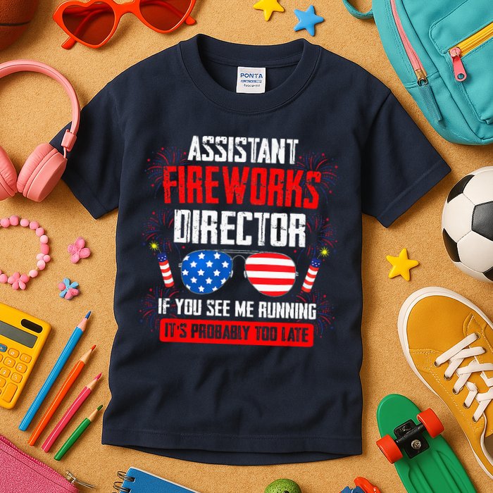 Assistant Fireworks Director If You See Assistant Firework Kids T-Shirt