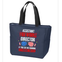Assistant Fireworks Director If You See Assistant Firework Zip Tote Bag