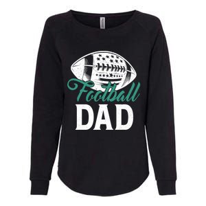 American Football Dad Happy FatherS Day Dad Grandpa Great Gift Womens California Wash Sweatshirt