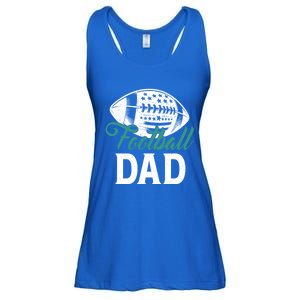 American Football Dad Happy FatherS Day Dad Grandpa Great Gift Ladies Essential Flowy Tank