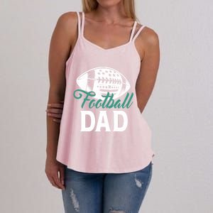 American Football Dad Happy FatherS Day Dad Grandpa Great Gift Women's Strappy Tank