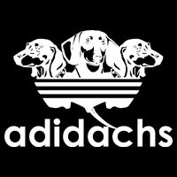 Adidachs Funny Daschund Dog Cooling Performance Crew T-Shirt