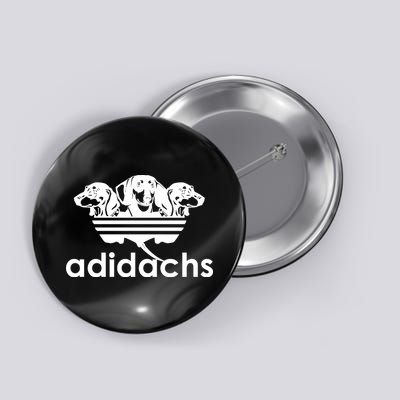 Adidachs Funny Daschund Dog Button