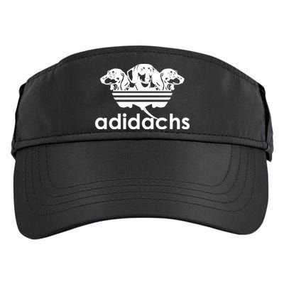 Adidachs Funny Daschund Dog Adult Drive Performance Visor