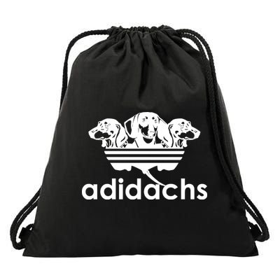 Adidachs Funny Daschund Dog Drawstring Bag