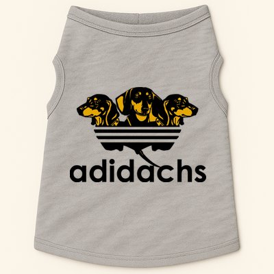 Adidachs Funny Daschund Dog Doggie Tank