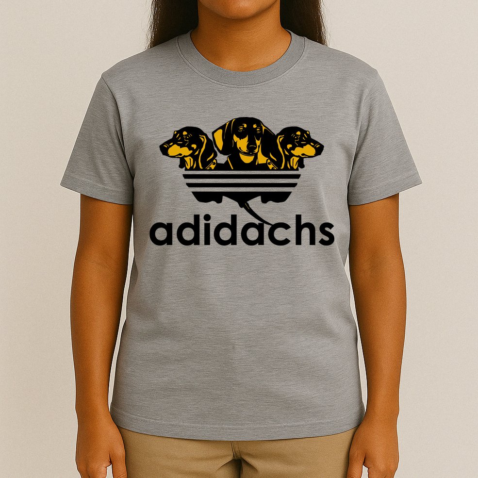 Adidachs Funny Daschund Dog T-Shirt
