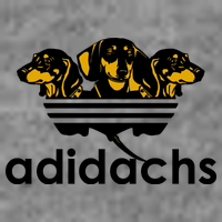 Adidachs Funny Daschund Dog T-Shirt
