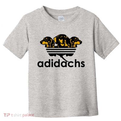 Adidachs Funny Daschund Dog Toddler T-Shirt