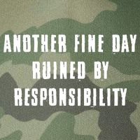 Another Fine Day Ruined By Responsibility Legacy Tie Dye Trucker Hat