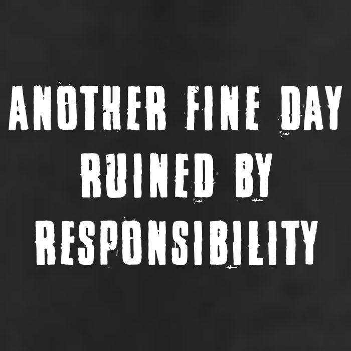 Another Fine Day Ruined By Responsibility Adult Drive Performance Visor