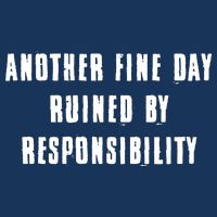 Another Fine Day Ruined By Responsibility Mesh Reversible Basketball Jersey Tank