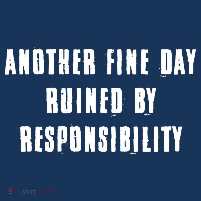 Another Fine Day Ruined By Responsibility Pom Pom 12in Knit Beanie